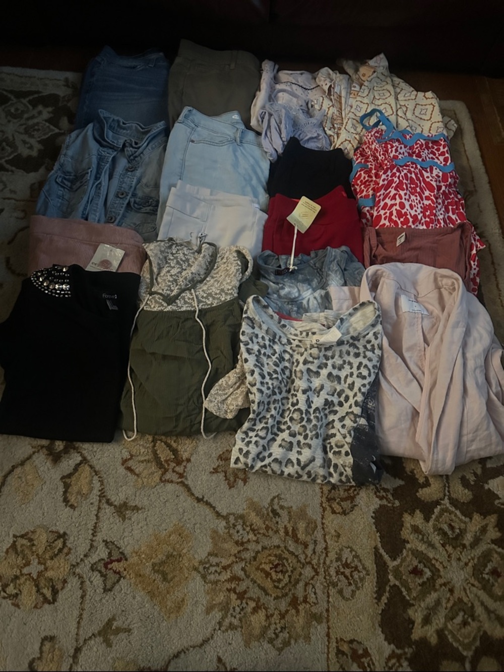 Lot of Women's Mixed Tops and Bottoms - Multi Color (18 items)